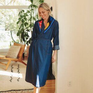 The Aydin Long Sleeve Dress - Chambray from OddBird Co. size M